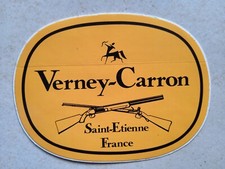 autocollant ancien VERNEY