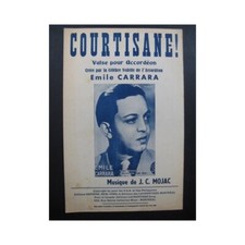 CARRARA E. Courtisane Accordéon