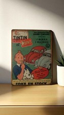 plaque métal Tintin VW