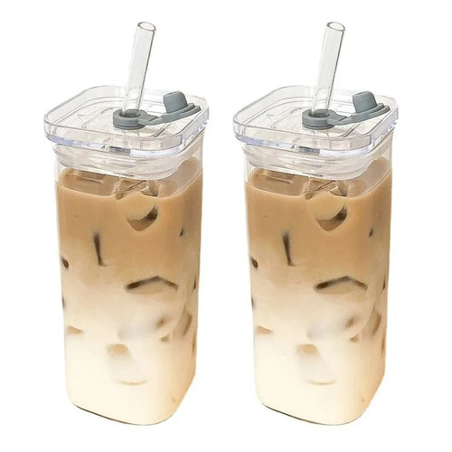 Tasse carrée verre - tasse,