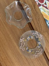 2 bobèches lustre ou bougeoir