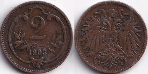 Heller 1893 autriche - 2,