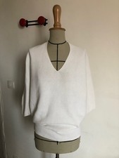 Pull maille 3D uniqlo, blanc