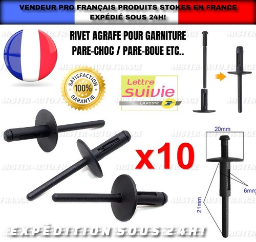 X10 fixation agrafe rivet - fixation,