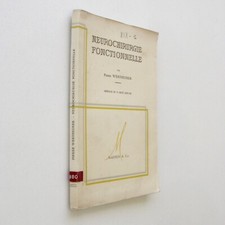 Neurochirurgie fonctionnelle Pierre WERTHEIMER 1956 Masson livre papier en bon