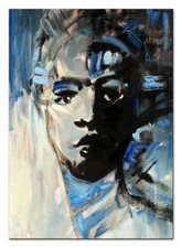 Art Moderne - 90x60cm - Peint À La Main Sur Toile Signé Décoration Murale G97563