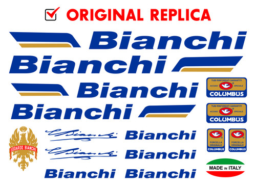 Bianchi decals stickers vélo - decals,