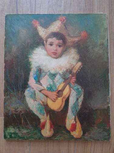 Peinture ancienne portrait - peinture,