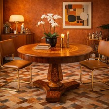 Table Charles X Ancienne Noyer