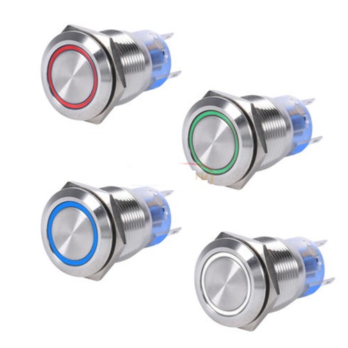 12v led 19mm - 19mm, metal