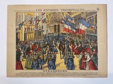 Série de 12 planches Les Entrées Triomphantes Victor Huen Imageries réunies 