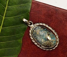 Pendentif turquoise cuivre