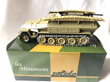Solido : Half-track Hanomag 251 pioneers. En boîte. WW2, Guerre, Armée.