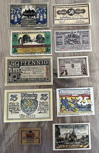 Lot billets allemand - lot, 10