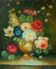 Huile Sur Toile Nature Morte