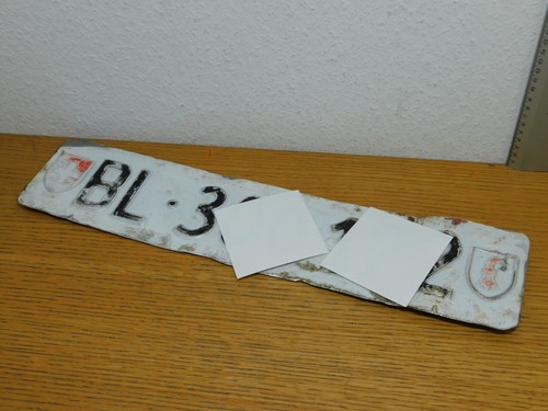Abimée originale plaque - abimée,,