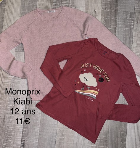 Monoprix kiabi ans fille - fille,