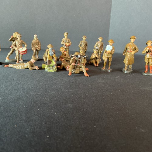 Elastolin toy soldiers - elastolin,