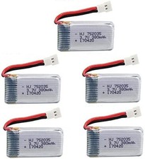 Lot de 5 batteries LiPo 3.7V