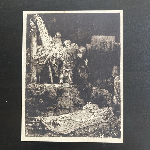 Rembrandt descente de - -, la