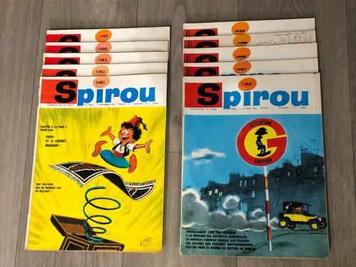 Lot journal spirou 1481 à - de,