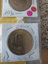 médaille touristique monnaie de paris  MDP  11  sigean rhino 2005