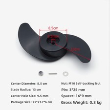 Moteur électrique de pêche à la traîne hélices de bateau marin installation