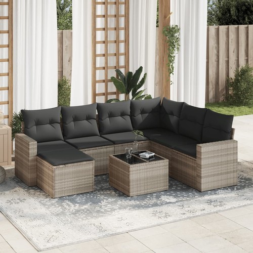 Salon jardin avec coussins - salon,