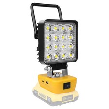 Projecteur Led Rechargeable Lampe Pour Dewalt Batterie 18V 48W 4800LM Portabl...