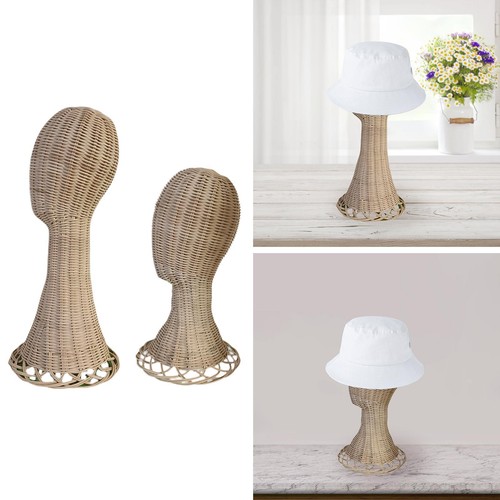 Tête mannequin rotin - tête,