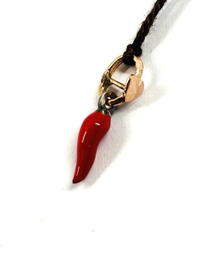 Pendentif rose 9k et - en,