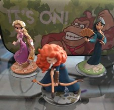 Lot 3 Figurines Princesses