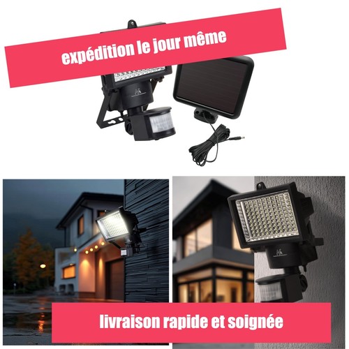 Projecteur led solaire - projecteur, maclean