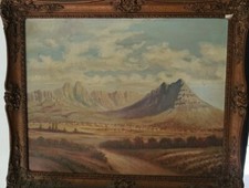 Old painting. Peinture ancienne Gaston Anglade?paysage