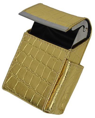 Doré croco cigarette cuir - croco,