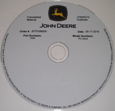 JOHN DEERE 750K Manuel Pièces