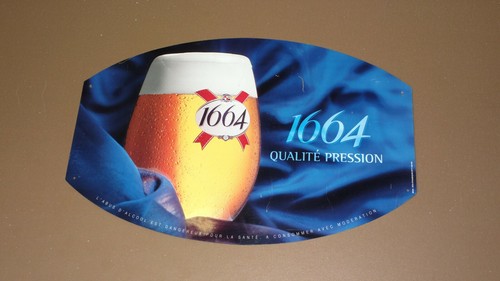 Plaque métal bière - , 1664