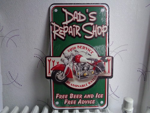 Tole metal moto - metal, dad