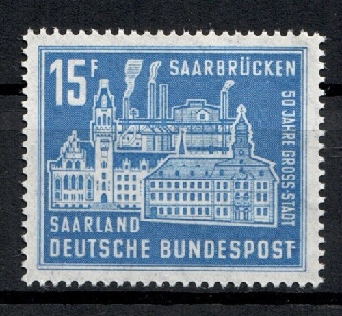 Timbre stamp sarre 1959 - sarre,