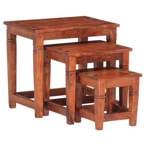 Bois acacia massif tables - bois,