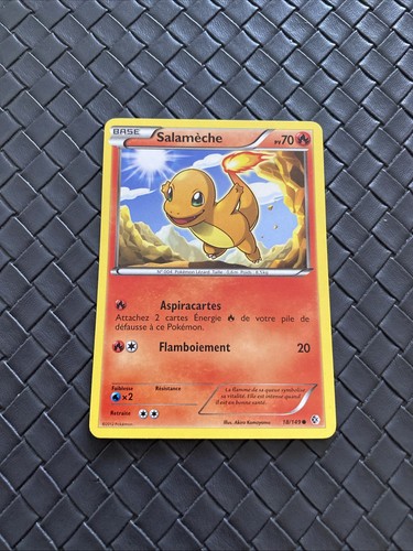 Carte pokémon salamèche - carte,