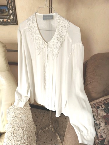 Chemisier chic blanc - chic, &
