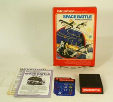 Vintage Boxed Intellivision Game Space Battle Tested & Working