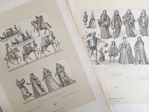Gravure planche italie - planche,