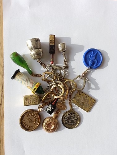 Lot anciens portes clefs - portes,