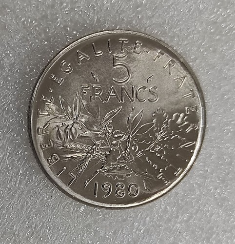 Rare francs 1980 semeuse - rare, :