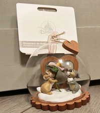 Ornement De Noël DÔME PANPAN / Thumper & MISS BUNNY Disneyland Paris