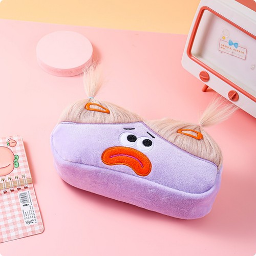Trousse peluche pelucheux - trousse,