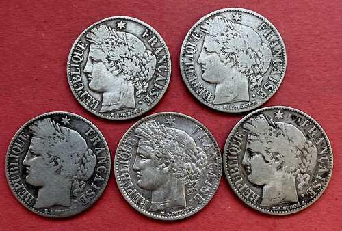 France lot pièces 1 - :, franc