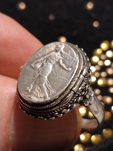 Bague argent massif 925 - en,